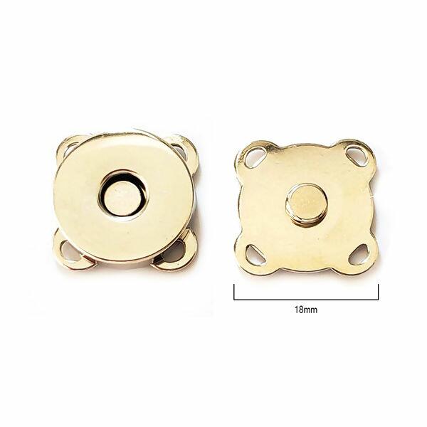 botao imantado dourado 18mm